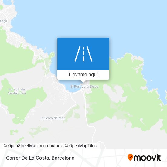 Mapa Carrer De La Costa