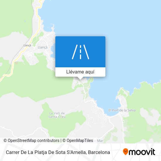 Mapa Carrer De La Platja De Sota S'Arnella