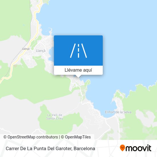 Mapa Carrer De La Punta Del Garoter