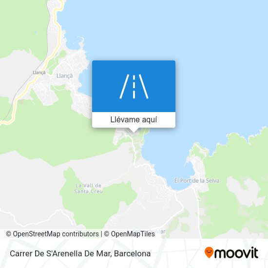 Mapa Carrer De S'Arenella De Mar