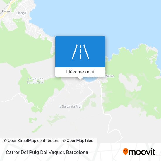 Mapa Carrer Del Puig Del Vaquer