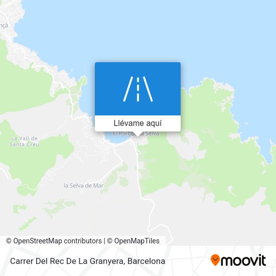 Mapa Carrer Del Rec De La Granyera