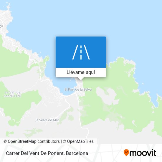 Mapa Carrer Del Vent De Ponent