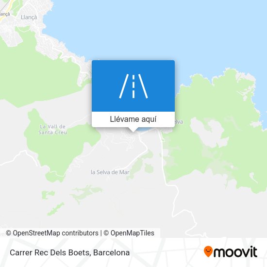 Mapa Carrer Rec Dels Boets