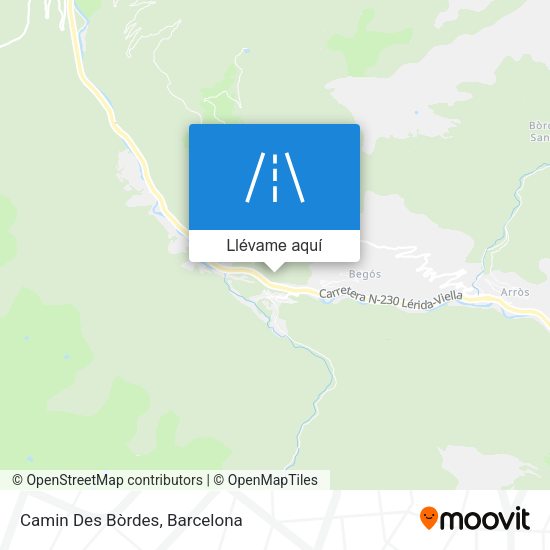 Mapa Camin Des Bòrdes