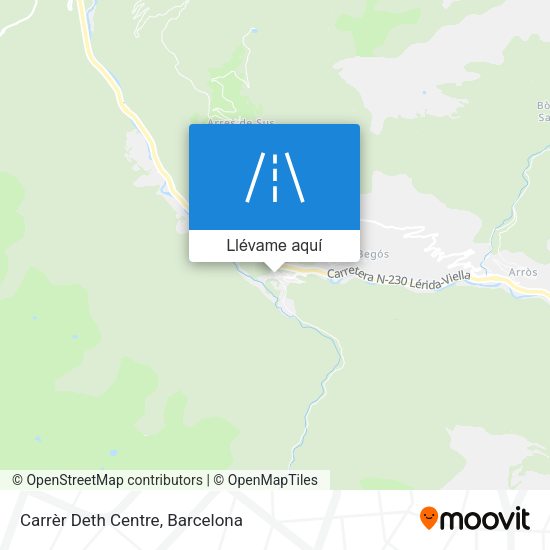 Mapa Carrèr Deth Centre