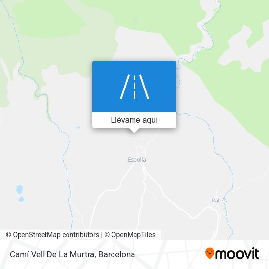 Mapa Camí Vell De La Murtra