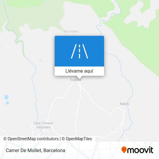 Mapa Carrer De Mollet