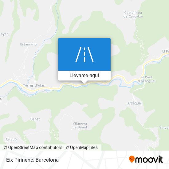 Mapa Eix Pirinenc