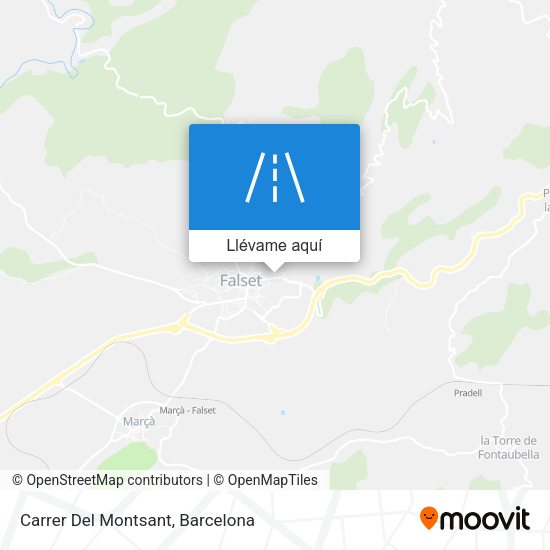 Mapa Carrer Del Montsant