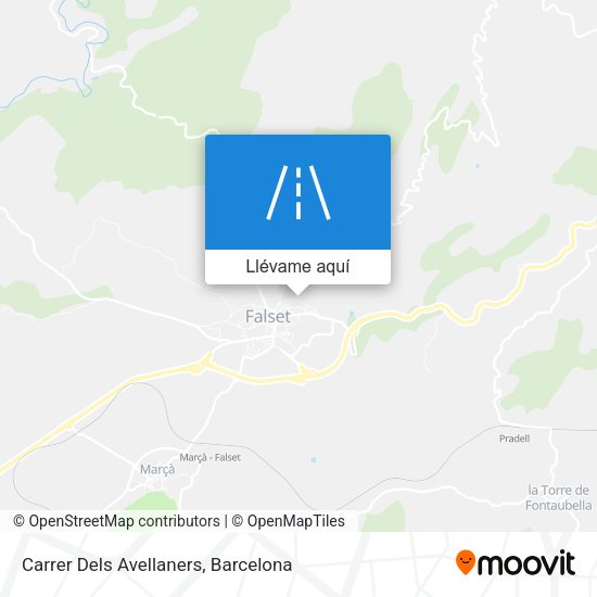 Mapa Carrer Dels Avellaners