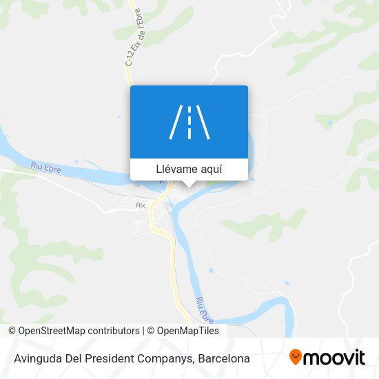 Mapa Avinguda Del President Companys
