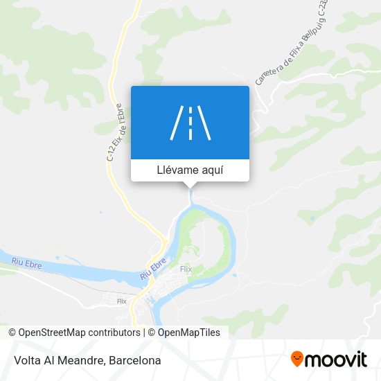Mapa Volta Al Meandre