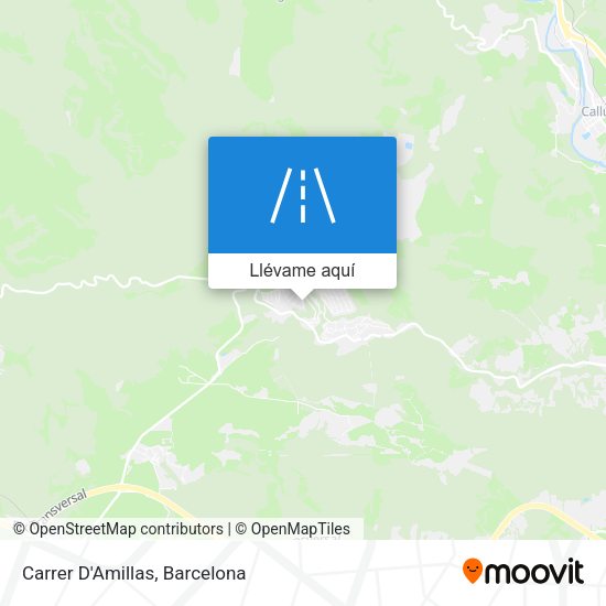 Mapa Carrer D'Amillas