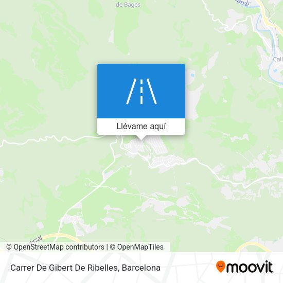 Mapa Carrer De Gibert De Ribelles