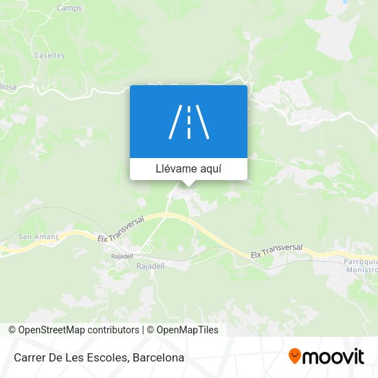 Mapa Carrer De Les Escoles