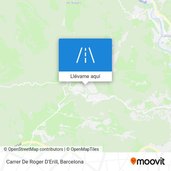 Mapa Carrer De Roger D'Erill