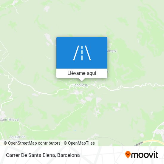 Mapa Carrer De Santa Elena