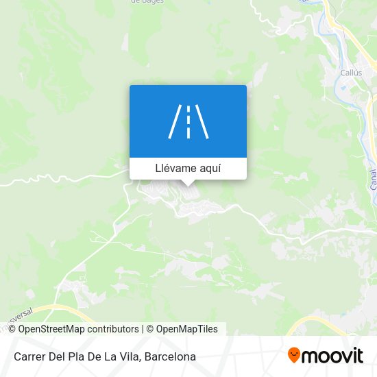 Mapa Carrer Del Pla De La Vila