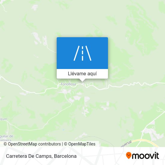Mapa Carretera De Camps