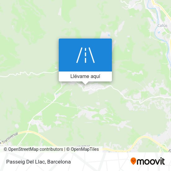 Mapa Passeig Del Llac