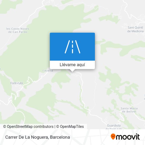 Mapa Carrer De La Noguera