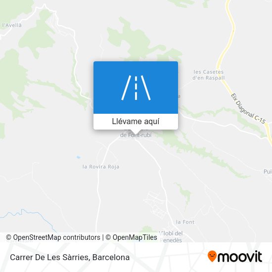 Mapa Carrer De Les Sàrries