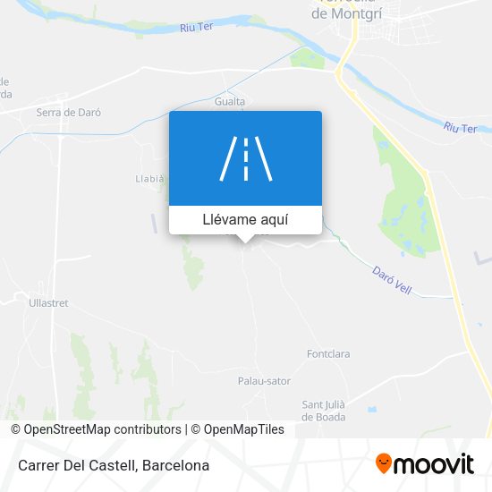 Mapa Carrer Del Castell