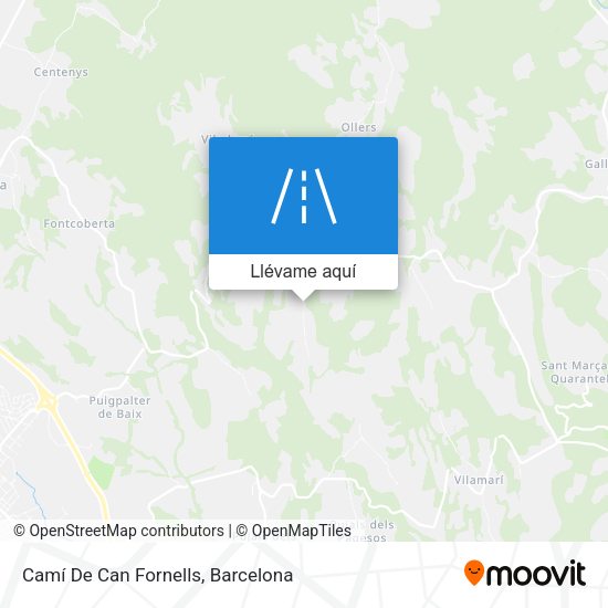 Mapa Camí De Can Fornells