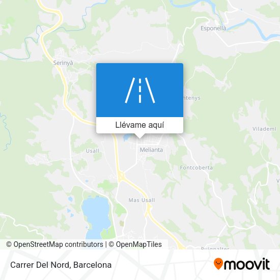 Mapa Carrer Del Nord