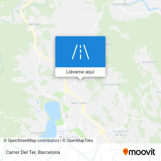 Mapa Carrer Del Ter