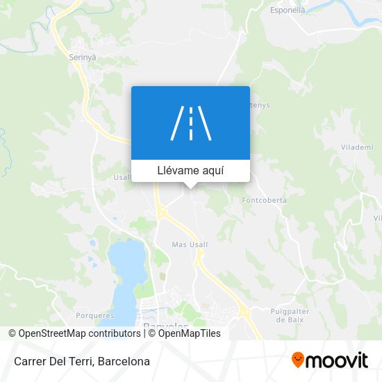 Mapa Carrer Del Terri