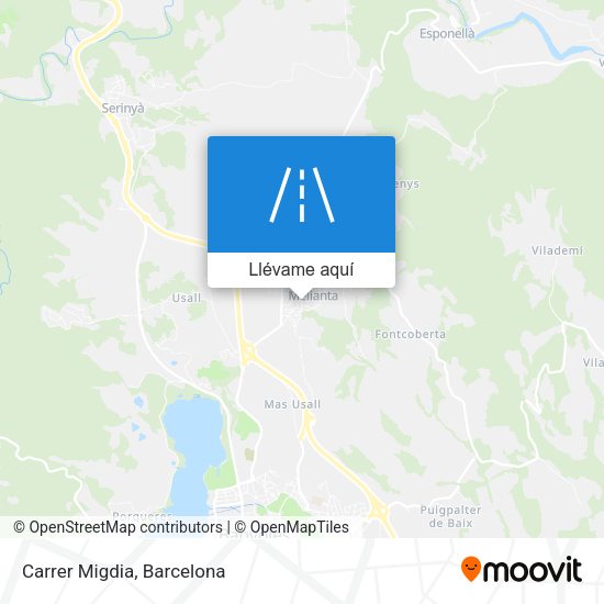 Mapa Carrer Migdia