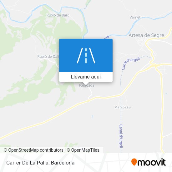 Mapa Carrer De La Palla