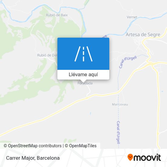 Mapa Carrer Major