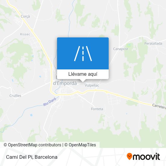 Mapa Camí Del Pi