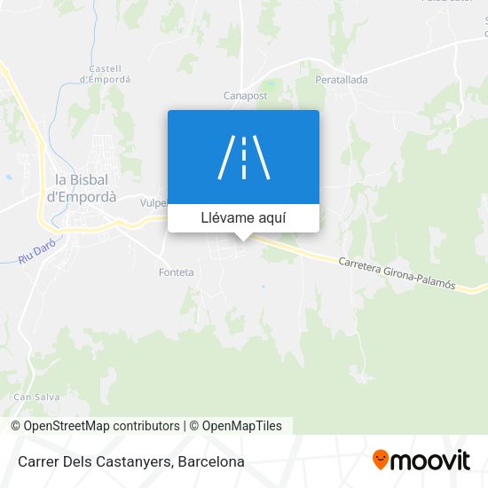 Mapa Carrer Dels Castanyers
