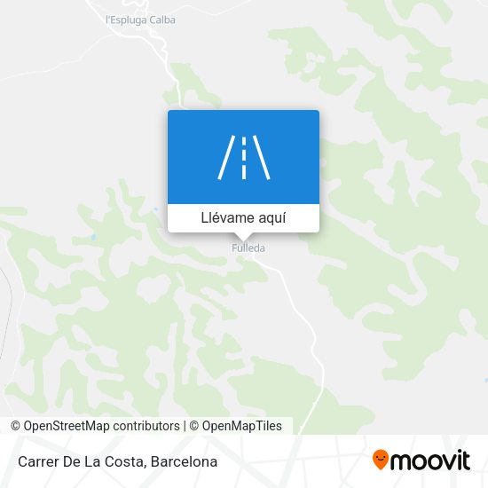 Mapa Carrer De La Costa