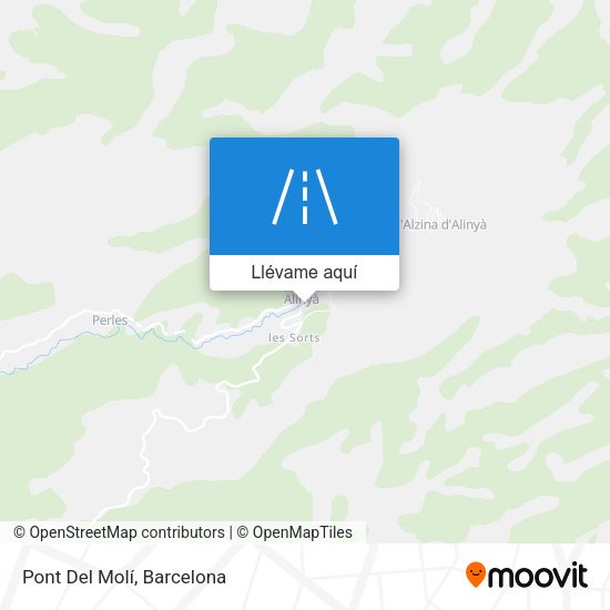 Mapa Pont Del Molí