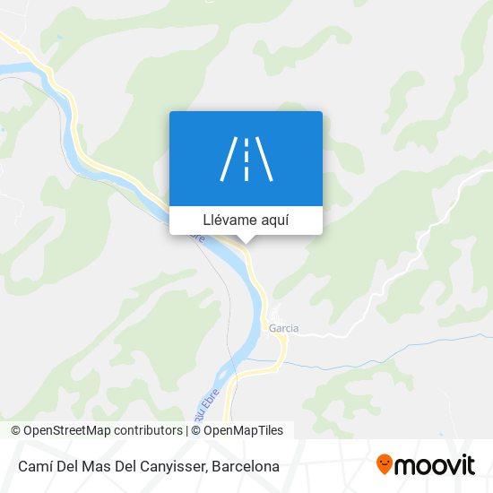 Mapa Camí Del Mas Del Canyisser