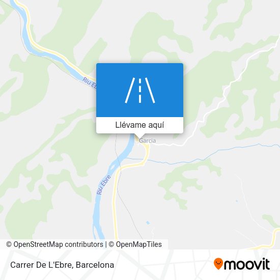 Mapa Carrer De L'Ebre