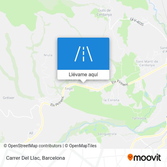 Mapa Carrer Del Llac