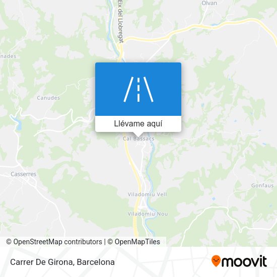 Mapa Carrer De Girona