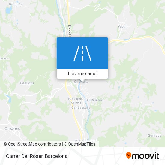Mapa Carrer Del Roser
