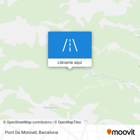 Mapa Pont De Monnell