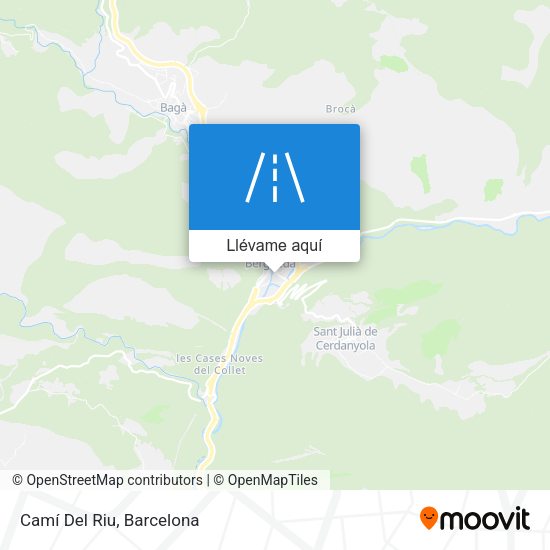 Mapa Camí Del Riu