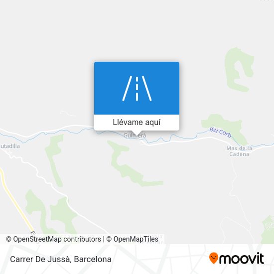 Mapa Carrer De Jussà