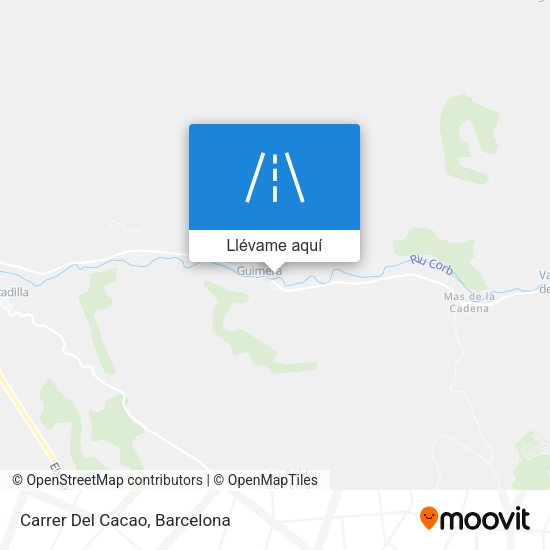 Mapa Carrer Del Cacao