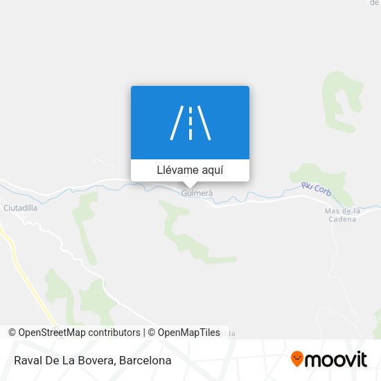 Mapa Raval De La Bovera