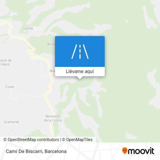 Mapa Camí De Biscarri